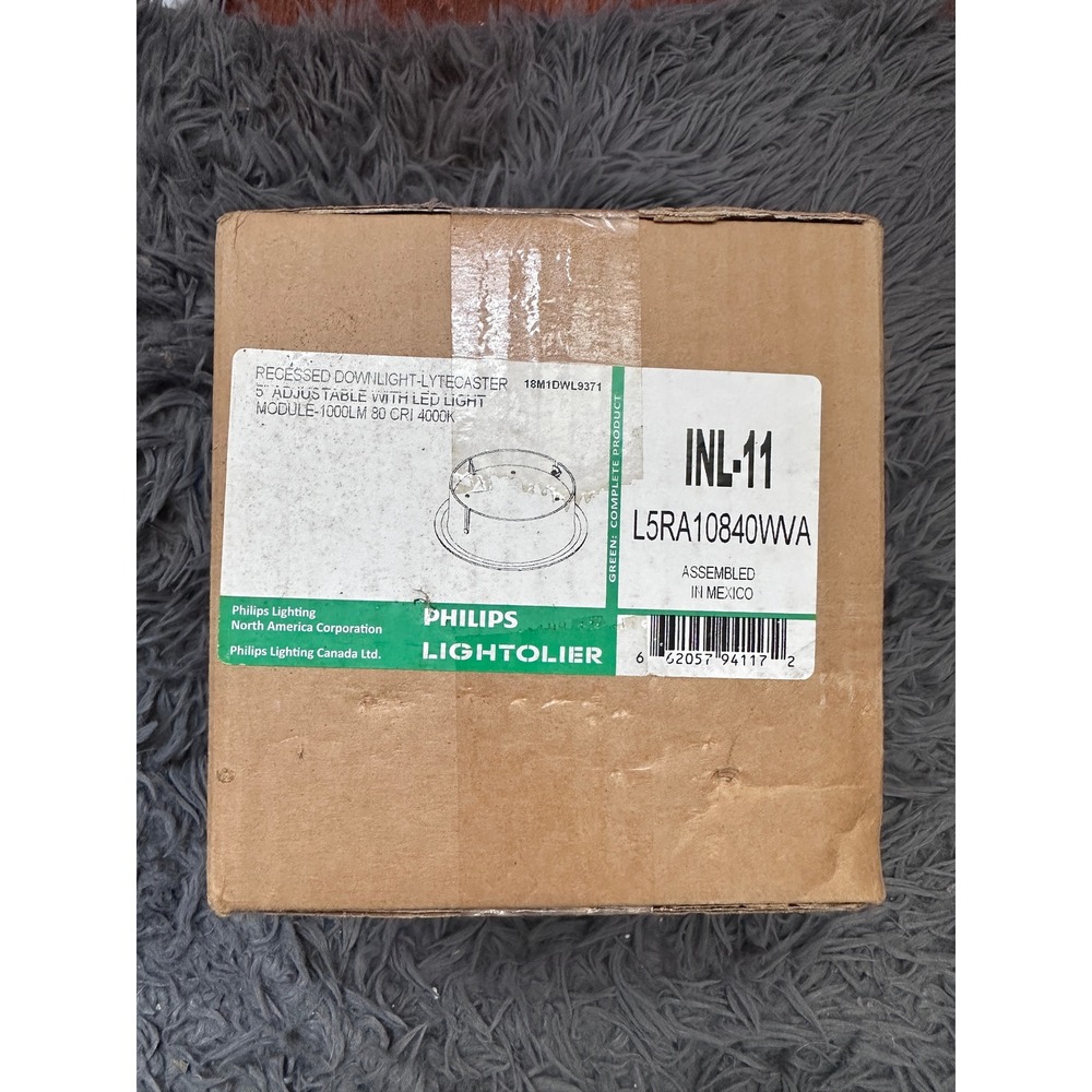 Philips Lightolier L5RA10840WVA 5" LED Recessed Downlight LyteCaster 4000K New